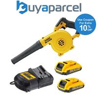 Dewalt DCV100D2 18v XR Compact Leaf Blower DCV100 + 2 x 2ah Batteries + Charger
