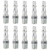 10 Pieces BSP 1/4 MALE PCL Connectors AIR LINE Fittings Couplings Compressor