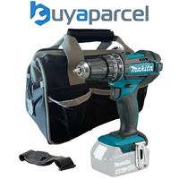 Makita DHP482Z 18v LXT 2 Speed Cordless Combi Drill Bare + 12" Black Tool Bag