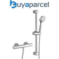 Chrome Round Cool Touch Thermostatic Bar