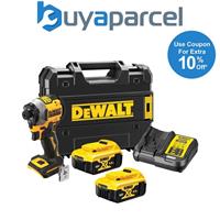 Dewalt DCF850P2T 18v XR Brushless Ultra Compact Impact Driver + 2x 5ah Batteries