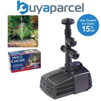 Hozelock 3354 Cascade 1500 Fountain & Waterfall Pond Pump