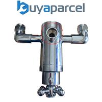 Top Outlet Shower Mixer Valve 1/2" to 3/4" Rigid Riser Rail Connector VM66 VM68