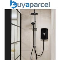 Triton Amore DuElec Black 9.5kW Electric Shower LCD Display Dual Control Head