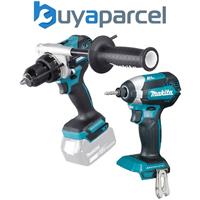 Makita 18v LXT Brushless Combi Hammer Drill + Impact Driver DHP486Z + DTD153Z