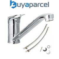 Bristan Cascade Spiral Monbloc Kitchen Sink Mixer Tap Single Lever Swivel +Flexi