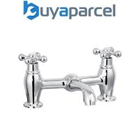 Bristan Cascade Penridge Traditional Bath Filler Tap Chrome Cross Head 005.26.3