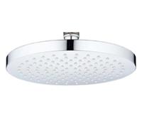 Bathroom Shower Head Round 8-Inch Rainfall Fixed Overhead 1/2 Chrome Kit UK
