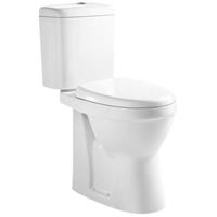 Bathroom Toilet Close Coupled Comfort Height Pan Cistern Soft Close Seat WC