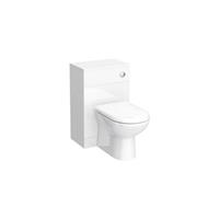Bathroom Toilet Back to Wall BTW Unit D Shape Pan Cistern Set 600 Modern White