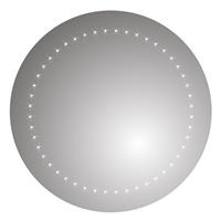 Bathroom Mirror Wall Hung Mount Led Lights Round Illuminated 500 x 500mm