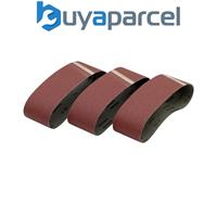 Dewalt DT3376-QZ Sanding Belt 533 x 75mm 60G Coarse Grit Pack of 3 Fits DCW220NT