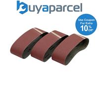Dewalt DT3378-QZ Sanding Belt 533 x 75mm 120G Fine Grit Pack of 3 Fits DCW220NT