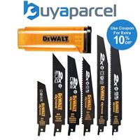 Dewalt Extreme DT2440L 2X Life Reciprocating Saw Blade Set 6 Piece Wood Metal