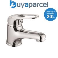 Bristan Iris Chrome Basin Mixer Mono Tap Cloakroom Bathroom + Fixings + Waste