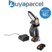 Batavia NEXXSAW 7in One Hand Chainsaw Cordless 18V 2 x 2.0Ah Li-ion Batteries