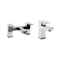 Bathroom Sink Tap Margate Set Designer Chrome Bath Shower Basin Mixer & Filler