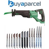 HiKOKI CR18DBLJ4Z Brushless Reciprocating Saw 18V Recip Saw Bare + 15 Blades