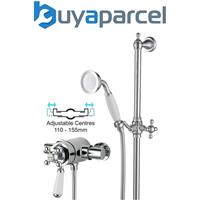 Bristan Regency Traditional Dual Control Mixer Shower Surface Mounted 110 130mm