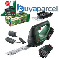 Bosch Advanced Shear 18V-10 Cordless Garden Pruner 18v Hedge Grass 2.0Ah +Gloves