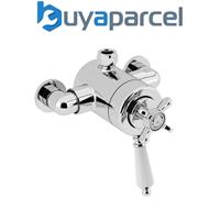 Bristan 1901 Traditional Exposed Concentric Top Outlet Shower Valve - Chrome