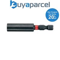 Milwaukee 4932472062 SHOCKWAVE 60mm Magnetic Bit Holder Screwdriver Bit Holder