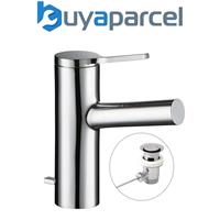 Mira Showers Evolve Bathroom Monobloc Basin Tap Chrome Cloakroom + Waste
