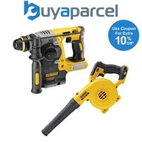 Dewalt 18V DCH273N XR Brushless 3 Mode SDS Hammer + DCV100N 18v Compact Blower