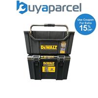 Dewalt Toughsystem 2.0 DS280 Tote Tool Box + DS400 Stackable Organiser Toolbox