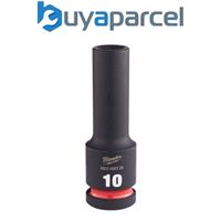 Milwaukee 10mm Deep Impact Socket 1/2 Inch Square Drive 4932480328