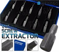 US PRO 1/2" Screw Extractor Set 10pc 3mm-11mm Stud Screw Extractor Socket Set