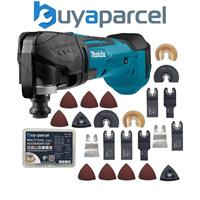 Makita DTM51Z 18v Lithium Multi Tool Keyless Blade Change + 54 Accessories