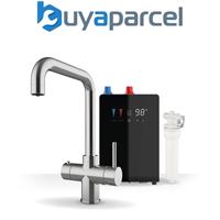 Intu Expression Nexus Brushed Nickel 3 in 1 Instant Boiling Water Kitchen Tap