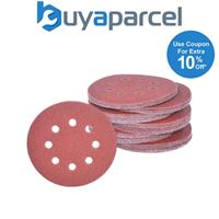 Vaunt 50 Piece 125mm 5" Mixed Grit Orbital Sander Sanding Sheet Discs Pack