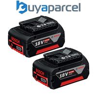 2x Bosch 18v 6Ah Li-ion COOLPACK Battery Lithium Ion Cordless 6.0ah 18BLUE60