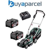 Metabo 601716850 36cm Deck Lawn Mower Cordless 18V RM 36-18 +X2 4AH Battery Kit