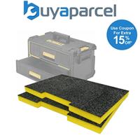2 x Shadowfoam SFI-DTSYSD230Y DeWalt Toughsystem Drawers Insert 30mm Yellow