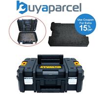 Dewalt DWST1-70703 TStak II Power Tool + 50mm Shadow Foam Storage Box TSTAK Case