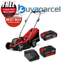 Einhell 33cm Cordless Lawnmower 18V Rotary PXC GE-CM 18/33 Li 4Ah 2.5Ah Battery