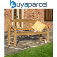 Rowlinson Tuscan Wooden Garden Park Patio Bench Chair Heavy Duty 3 Seater 1.5m