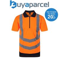 Regatta 5LV 90 Wicking Polo Shirt High Viz Hi Vis Orange XXL TRS189 5LV 90 - Extra Extra Large S