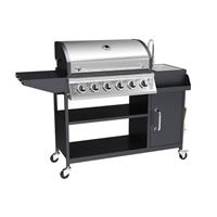 Boss Grill Texas Slimline Outdoor Kitchen - 6 Burner Gas BBQ with IQBBQ6BCOMPKIT