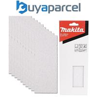 10 X Makita 120 Grit Medium 93 x 230mm 1/3 Sheet Sander Sanding Sheet Metal Wood