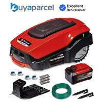 Einhell Robot Lawn Mower 18V Kit FREELEXO 1200 LCD Power X-Change + 5Ah Battery