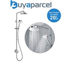 Mira Minimal Dual Thermostatic Mixer Shower Chrome Exposed Adjustable Fixed Head