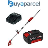Einhell GE-HH 18/45 18v Telescopic Cordless Pole Hedge Cutter Trimmer Long 4.0ah