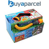 Hozelock Wonderhoze 30m Expanding Flexible Hose Pipe & Multi Spray Gun