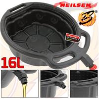 Oil Drain Pan Coolant Gearbox Fuel Tray Bucket Car Motorbike 16 Litre 16L
