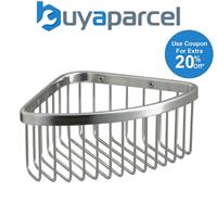 Kohler 1896-S Medium Corner Shower Storage Polished Stainless Steel Basket