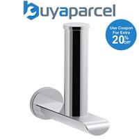 Kohler Avid Vertical Toilet Roll Paper Tissue Holder Chrome Bathroom Cloakroom